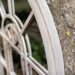 La Hacienda Aston & Wold Antique White Arch Framed Garden Mirror 970mm X 670mm -Bestway Garden Sales Store la hacienda aston wold antique white arch framed garden mirror 970mm x 670mm5055025558901 05i bq