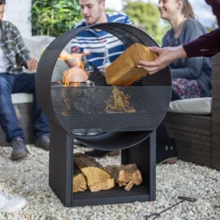 La Hacienda Camacha Steel Fireplace -Bestway Garden Sales Store la hacienda camacha steel fireplace5055025585273 02i BQ