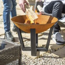 La Hacienda Icarus Cast Iron & Steel Firepit -Bestway Garden Sales Store la hacienda icarus cast iron steel firepit5055025585297 03i BQ