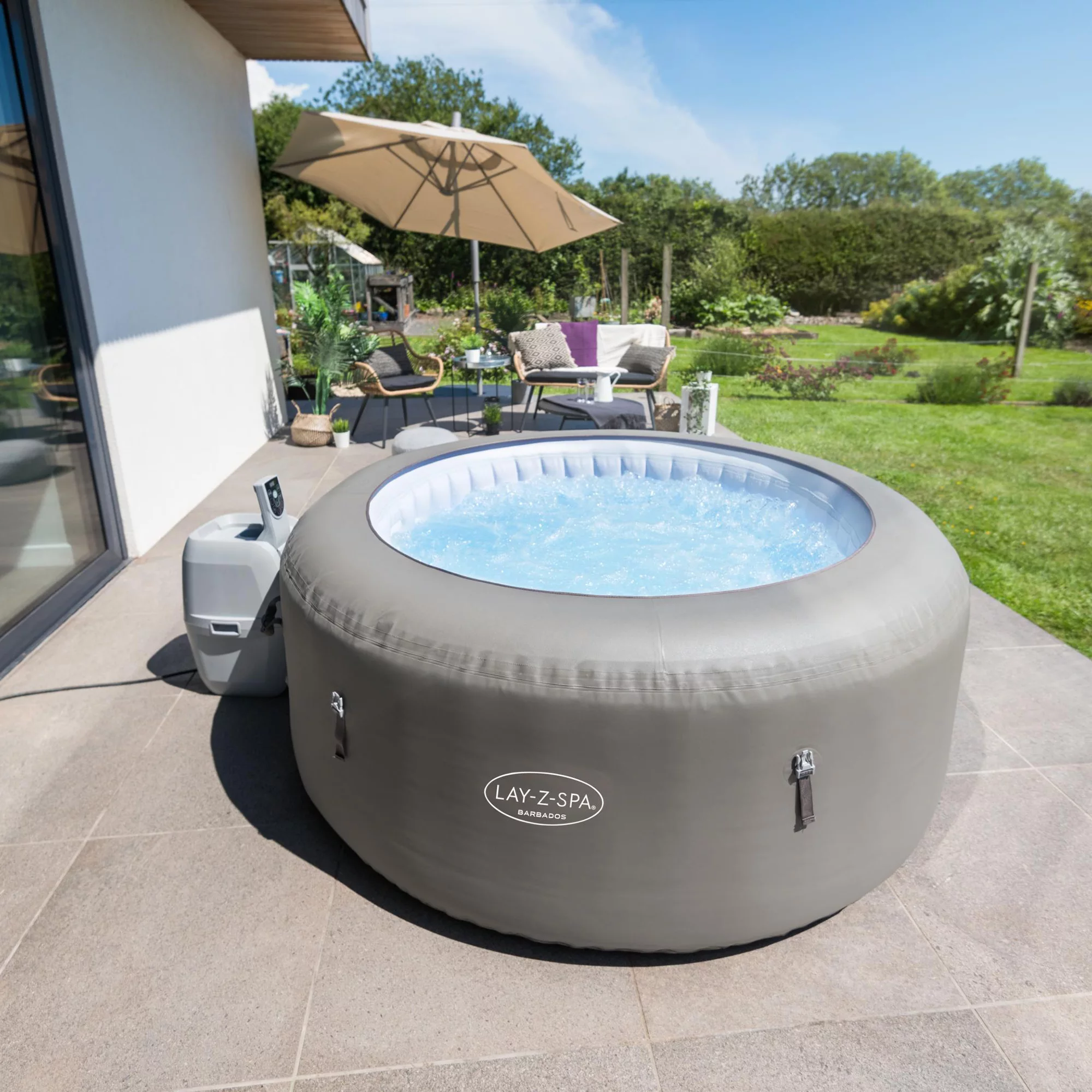 Lay-Z-Spa Barbados Airjet 0 Person Inflatable Hot Tub 2 Lay-Z-Spa Barbados Airjet 0 Person Inflatable Hot Tub - Image 2