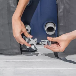 Lay-Z-Spa Grey Square Hot Tub Cover -Bestway Garden Sales Store lay z spa grey square hot tub cover6941607321287 36c