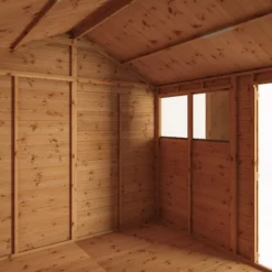 Mercia 10x8 Ft Reverse Apex Tongue & Groove Wooden 4 Windows Shed With Floor -Bestway Garden Sales Store mercia 10x8 ft reverse apex tongue groove wooden 4 windows shed with floor5029442006604 37c bq