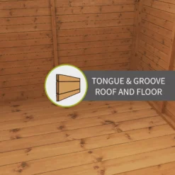 Mercia 10x8 Ft Reverse Apex Tongue & Groove Wooden 4 Windows Shed With Floor -Bestway Garden Sales Store mercia 10x8 ft reverse apex tongue groove wooden 4 windows shed with floor5029442006604 40c bq