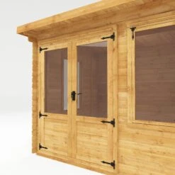 Mercia 10x8 Pent Tongue & Groove Cabin With Double Door -Bestway Garden Sales Store mercia 10x8 pent tongue groove cabin with double door5029442002446 37c bq