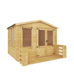 Mercia 11x11 Apex Tongue & Groove Cabin With Double Door