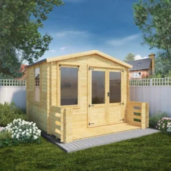 Mercia 11x11 Apex Tongue & Groove Cabin With Double Door -Bestway Garden Sales Store mercia 11x11 apex tongue groove cabin with double door5029442078571 01i bq