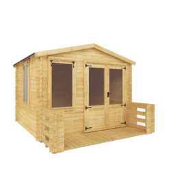 Mercia 11x12 Apex Tongue & Groove Cabin With Double Door