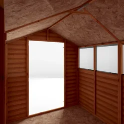 Mercia 8x6 Ft Apex Overlap Wooden 4 Windows Shed With Floor -Bestway Garden Sales Store mercia 8x6 ft apex overlap wooden 4 windows shed with floor5029442085463 04c