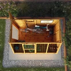 Mercia 8x6 Ft Pent Tongue & Groove Wooden 5 Windows Potting Shed With Floor 18 Mercia 8x6 Ft Pent Tongue & Groove Wooden 5 Windows Potting Shed With Floor -Bestway Garden Sales Store mercia 8x6 ft pent tongue groove wooden 5 windows potting shed with floor5029442078182 02i