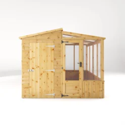 Mercia 8x8 Pent Greenhouse Combi Shed - Assembly Required -Bestway Garden Sales Store mercia 8x8 pent greenhouse combi shed assembly required5029442075655 02c