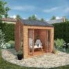 Mercia 8x8 Reverse Apex Tongue & Groove Summer House With Bi-fold Door