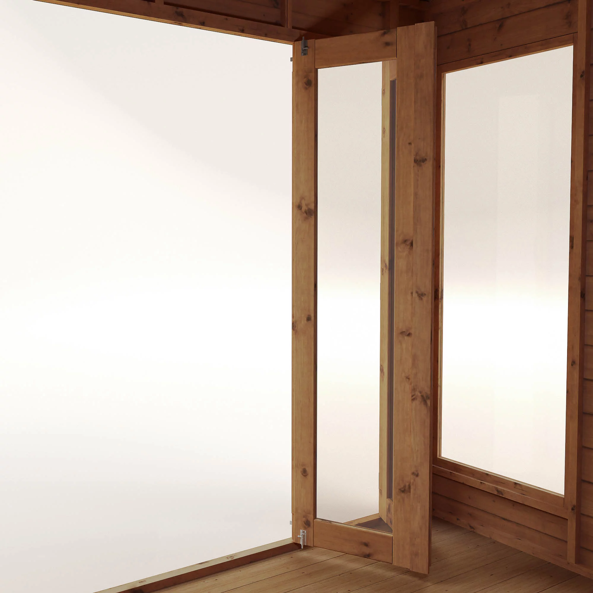 Mercia 8x8 Reverse Apex Tongue & Groove Summer House With Bi-fold Door 5 Mercia 8x8 Reverse Apex Tongue & Groove Summer House With Bi-fold Door - Image 5