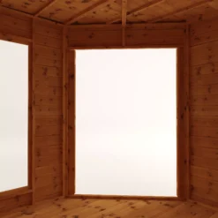 Mercia Corner 8x8 Ft Flat Shiplap Wooden Summer House With Double Door -Bestway Garden Sales Store mercia corner 8x8 ft flat shiplap wooden summer house with double door5029442076553 05c