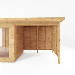 Mercia Maine 18x6 Ft Pent Shiplap Wooden Summer House With Double Door -Bestway Garden Sales Store mercia maine 18x6 ft pent shiplap wooden summer house with double door5029442008738 03c