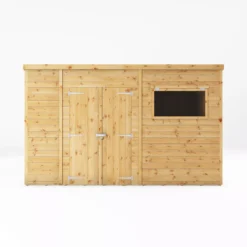Mercia Premium 12x8 Ft Pent Shiplap Wooden 2 Door Shed With Floor -Bestway Garden Sales Store mercia premium 12x8 ft pent shiplap wooden 2 door shed with floor5029442009315 02c