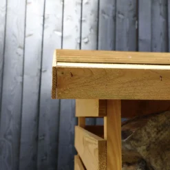 Mercia Single Solid Wood Log Store -Bestway Garden Sales Store mercia single solid wood log store5029442012612 03c