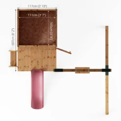 Mercia Snug Wooden Swing Set & Slide 17 Mercia Snug Wooden Swing Set & Slide -Bestway Garden Sales Store mercia snug wooden swing set slide5029442008264 02t