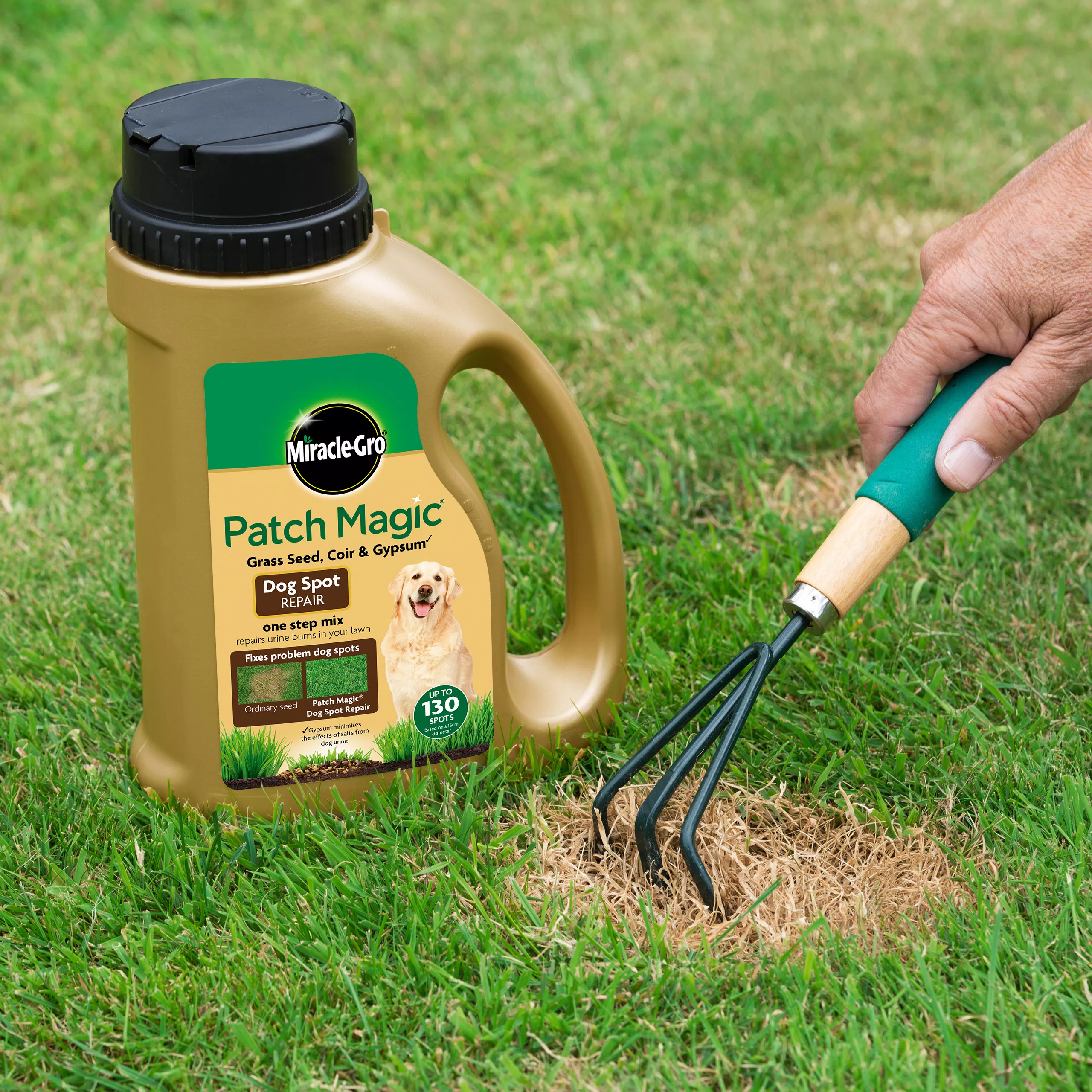 Miracle-Gro Patch Magic Spot Repair 6m² 1.3kg 2 Miracle-Gro Patch Magic Spot Repair 6m² 1.3kg - Image 2