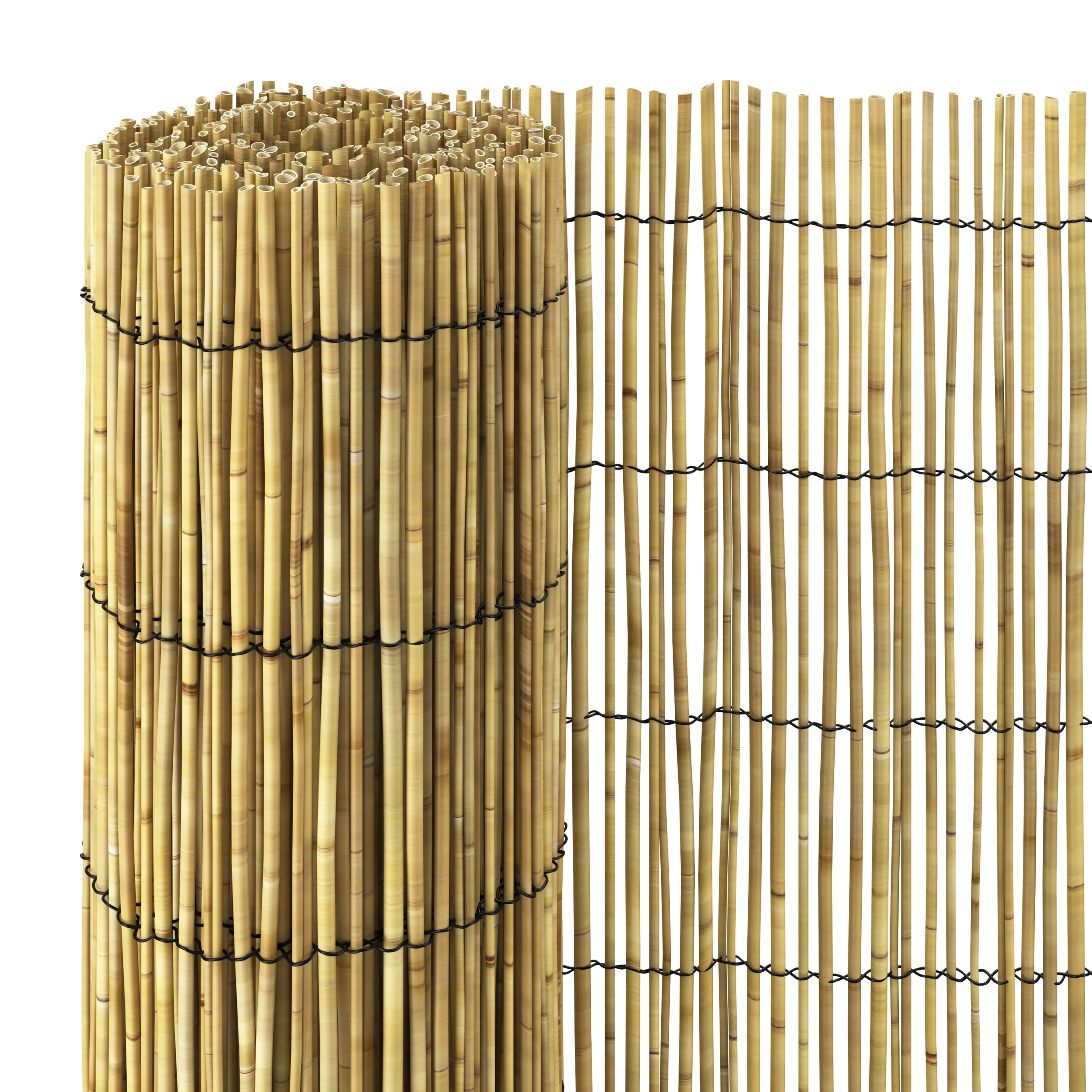 Natural Reed Garden Screen (H)1m (W)3m 4 Natural Reed Garden Screen (H)1m (W)3m - Image 4