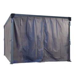 Palram - Canopia 3K Series Grey Polyester (PES) Gazebo Curtain, Pack Of 4 (L)2170mm (W)3660mm 10 Palram - Canopia 3K Series Grey Polyester (PES) Gazebo Curtain, Pack Of 4 (L)2170mm (W)3660mm -Bestway Garden Sales Store palram canopia 3k series grey polyester pes gazebo curtain pack of 4 l 2170mm w 3660mm7290108130744 02c