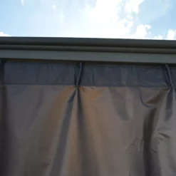 Palram - Canopia 3K Series Grey Polyester (PES) Gazebo Curtain, Pack Of 4 (L)2170mm (W)3660mm 13 Palram - Canopia 3K Series Grey Polyester (PES) Gazebo Curtain, Pack Of 4 (L)2170mm (W)3660mm -Bestway Garden Sales Store palram canopia 3k series grey polyester pes gazebo curtain pack of 4 l 2170mm w 3660mm7290108130744 05i