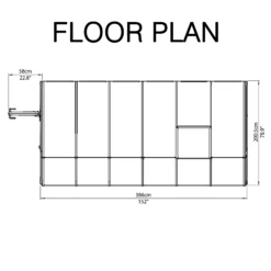 Palram - Canopia 6X12 Barn Plastic Sun Room - Base Not Included 8 Palram - Canopia 6X12 Barn Plastic Sun Room - Base Not Included -Bestway Garden Sales Store palram canopia 6x12 barn plastic sun room base not included7290103121525 02t