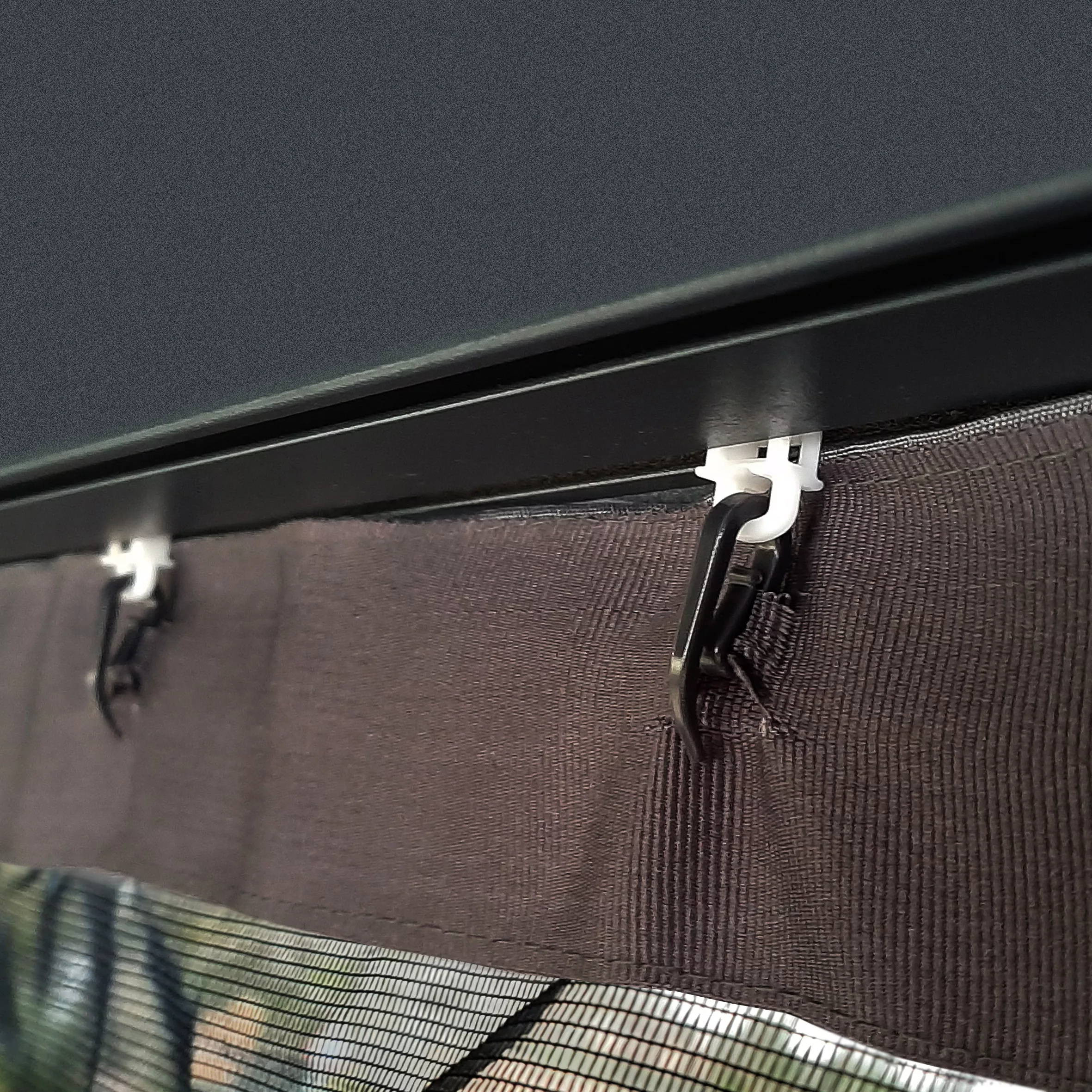 Palram - Canopia Dallas Grey Polyester (PES) Gazebo Netting, Pack Of 4 (L)2120mm (W)5070mm 5 Palram - Canopia Dallas Grey Polyester (PES) Gazebo Netting, Pack Of 4 (L)2120mm (W)5070mm - Image 5