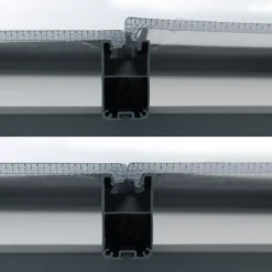 Palram - Canopia Feria Grey Non-retractable Awning, (L)4.25m (H)3.05m (W)3.85m -Bestway Garden Sales Store palram canopia feria grey non retractable awning l 4 25m h 3 05m w 3 85m7290108134551 03i bq