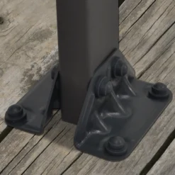 Palram - Canopia Feria Grey Non-retractable Awning, (L)4.25m (H)3.05m (W)3.85m -Bestway Garden Sales Store palram canopia feria grey non retractable awning l 4 25m h 3 05m w 3 85m7290108134551 06i bq