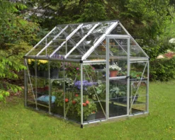 Palram - Canopia Harmony Silver 6x8 Greenhouse -Bestway Garden Sales Store palram canopia harmony silver 6x8 greenhouse7290103110581 04i
