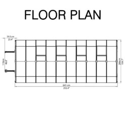 Palram - Canopia Hobby Gardner Green 8x20 Greenhouse -Bestway Garden Sales Store palram canopia hobby gardner green 8x20 greenhouse7290103121686 02t