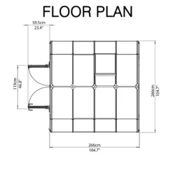 Palram - Canopia Hobby Gardner Green 8x8 Greenhouse 14 Palram - Canopia Hobby Gardner Green 8x8 Greenhouse -Bestway Garden Sales Store palram canopia hobby gardner green 8x8 greenhouse7290103121655 01t bq