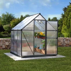 Palram - Canopia Mythos Grey 6X6 Greenhouse