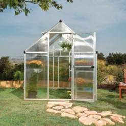 Palram - Canopia Mythos Silver 6x4 Greenhouse -Bestway Garden Sales Store palram canopia mythos silver 6x4 greenhouse7290103110901 06i bq