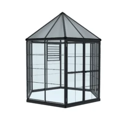 Palram - Canopia Oasis™ Grey 8x6 Greenhouse -Bestway Garden Sales Store palram canopia oasis grey 8x6 greenhouse7290108133837 01c bq