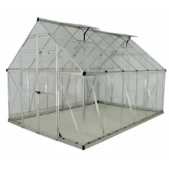 Palram - Canopia Octave Silver Greenhouse -Bestway Garden Sales Store palram canopia octave silver greenhouse7290103111472 01bq
