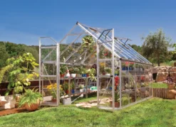 Palram - Canopia Octave Silver Greenhouse -Bestway Garden Sales Store palram canopia octave silver greenhouse7290103111472 03i