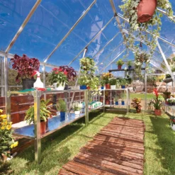 Palram - Canopia Octave Silver Greenhouse -Bestway Garden Sales Store palram canopia octave silver greenhouse7290103111472 05bq