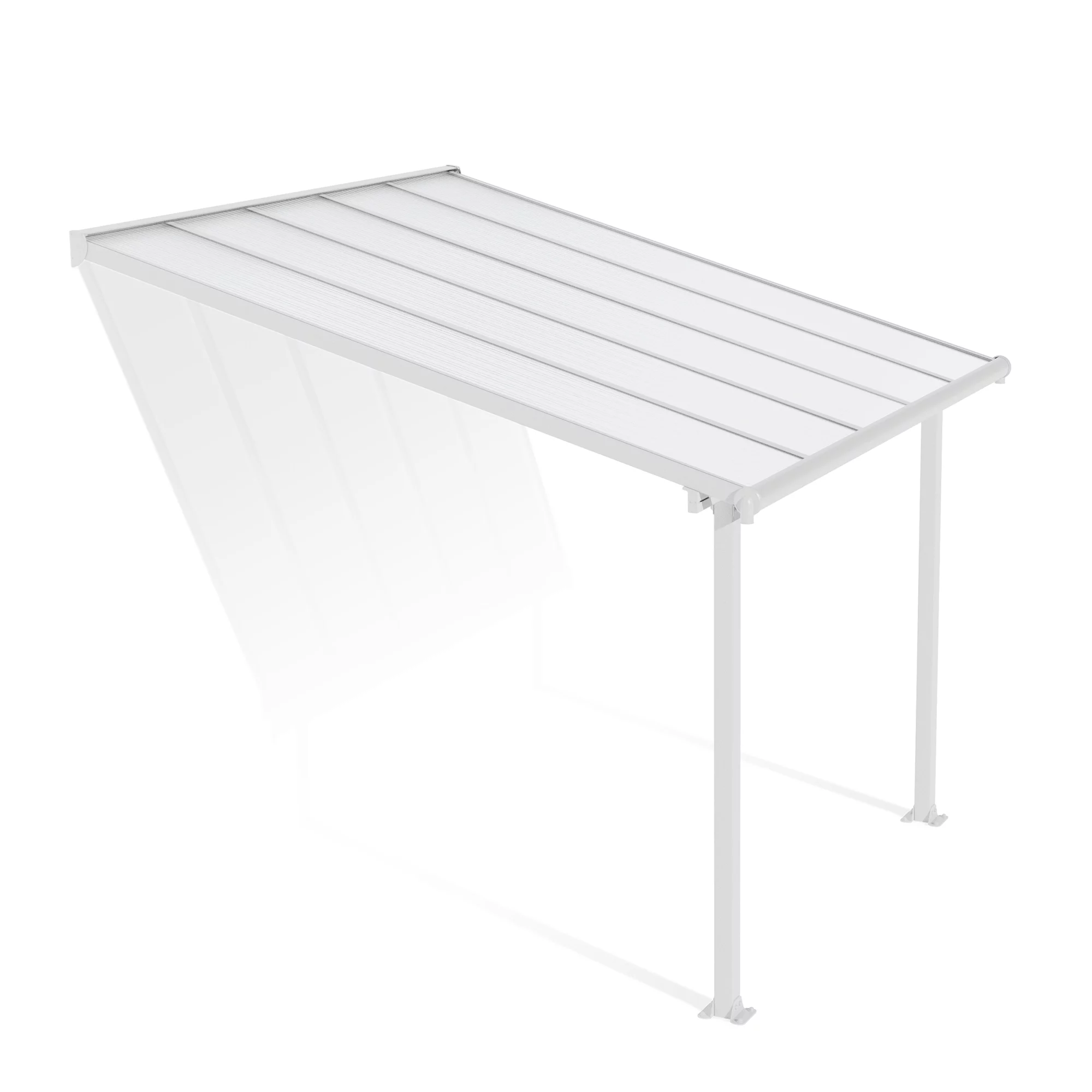 Palram - Canopia Olympia White Non-retractable Awning, (L)3.07m (H)3.05m (W)2.95m 2 Palram - Canopia Olympia White Non-retractable Awning, (L)3.07m (H)3.05m (W)2.95m - Image 2