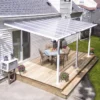 Palram - Canopia Olympia White Non-retractable Awning, (L)4.25m (H)3.05m (W)2.95m