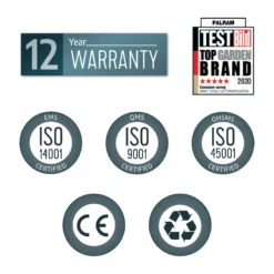 Palram - Canopia Olympia White Non-retractable Awning, (L)8.6m (H)3.05m (W)2.95m -Bestway Garden Sales Store palram canopia olympia white non retractable awning l 8 6m h 3 05m w 2 95m7290108134346 03t bq