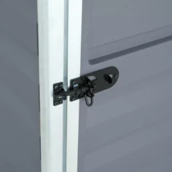 Palram - Canopia Skylight 4x6 Pent Dark Grey Plastic Shed With Floor -Bestway Garden Sales Store palram canopia skylight 4x6 pent dark grey plastic shed with floor7290108132717 04i BQ