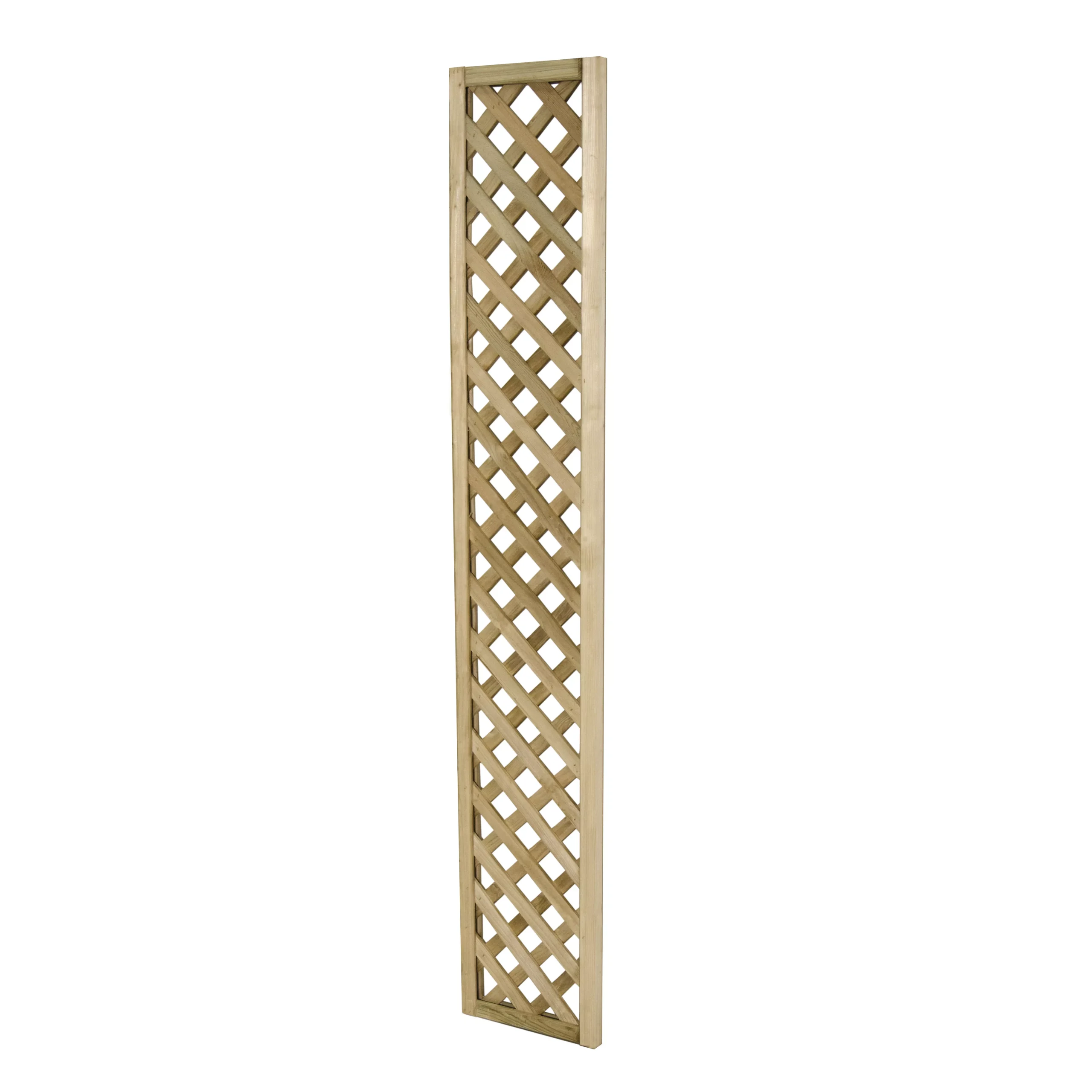 Pine Trellis Panel, Pack Of 3 (W)30cm X (H)180cm 2 Pine Trellis Panel, Pack Of 3 (W)30cm X (H)180cm - Image 2