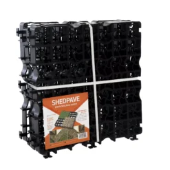 Plastic Interlocking Shed Base (W) 49cm X (L) 49cm , Pack Of 4 -Bestway Garden Sales Store plastic interlocking shed base w 49cm x l 49cm pack of 45060192725094 02c bq