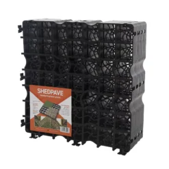 Plastic Interlocking Shed Base (W) 49cm X (L) 49cm , Pack Of 4 -Bestway Garden Sales Store plastic interlocking shed base w 49cm x l 49cm pack of 45060192725094 05c bq