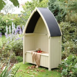 Rowlinson Winchester Boat Arbour, (H)2135mm (W)1390mm (D)700mm - Assembly Required -Bestway Garden Sales Store rowlinson winchester boat arbour h 2135mm w 1390mm d 700mm assembly required5013856996163 03i