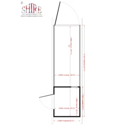 Shire 11x3 Chicken Coop -Bestway Garden Sales Store shire 11x3 chicken coop5019804111947 02t