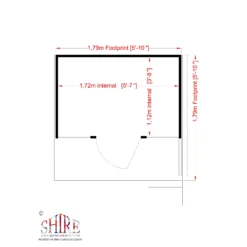 Shire 6x6 Stork Whitewood Pine Playhouse Assembly Required -Bestway Garden Sales Store shire 6x6 stork whitewood pine playhouse assembly required5019804111756 02t