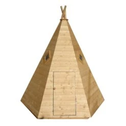 Shire 7x6 Wigwam Whitewood Pine Playhouse Assembly Service Included