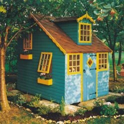 Shire 8x6 Cottage Whitewood Pine Playhouse Assembly Service Included